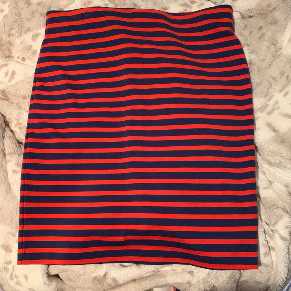 Bogo🌹red and blue 🌹pencil skirt